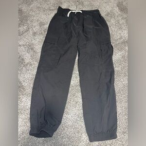 Vuori Black Cargo Track Pants